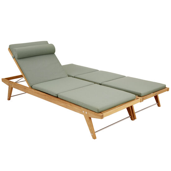 Doppia Lounger Set Teak