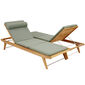 Doppia Lounger Set Teak