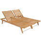 Doppia Lounger Set Teak