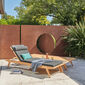 Doppia Lounger Set Teak