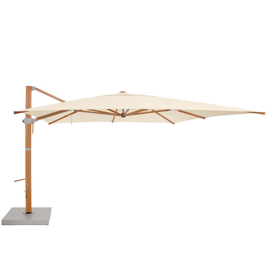Positano Parasol 3.50 x 3.50 m square, Ivory