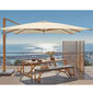Positano Parasol 3.50 x 3.50 m square, Ivory