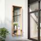 Fascino Mirror with teak frame, Vertical wide