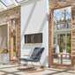 Fascino Mirror with teak frame, Vertical wide