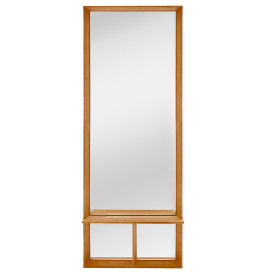 Fascino Mirror with teak frame, Vertical wide