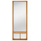 Fascino Mirror with teak frame, Vertical wide