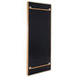 Fascino Mirror with teak frame, Vertical wide