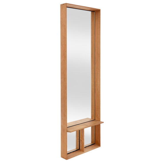 Fascino Mirror with teak frame, Vertical wide