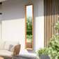 Fascino Mirror with teak frame, Vertical narrow