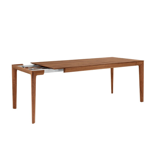 Tavo Solid Wood Table American Walnut, extending