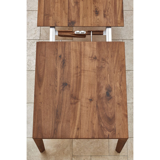 Tavo Solid Wood Table American Walnut, extending