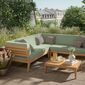 Valencia Lounge Coffee Table with teak top