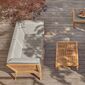 Valencia Lounge Coffee Table with teak top