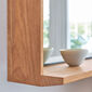 Fascino Mirror with teak frame Horizontal