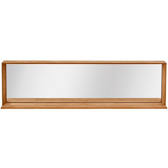 Fascino Mirror with teak frame Horizontal