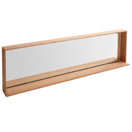 Fascino Mirror with teak frame Horizontal