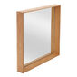 Fascino Mirror with teak frame Square