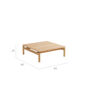 Cavo Coffee Table 80 x 80 Teak