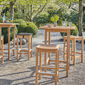 Bar Table 80 x 80 Teak