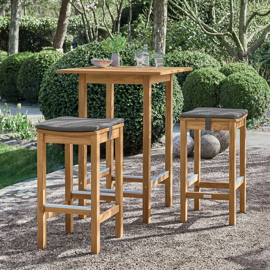 Bar Table 80 x 80 Teak