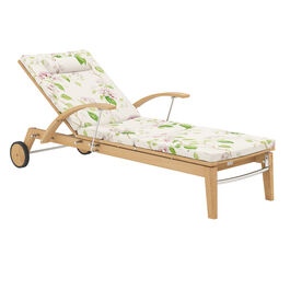 Hortensia Rosy Pink Cushion for Hamptons Lounger