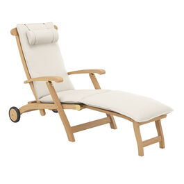 Linum Cushion for Royal Princess Deck Chair with longer footrest