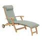 Royal Princess Deck Chair with wheels and extended footrest
