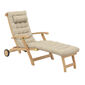 Royal Princess Deck Chair with wheels and extended footrest