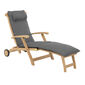 Royal Princess Deck Chair with wheels and extended footrest