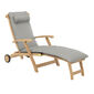 Royal Princess Deck Chair with wheels and extended footrest