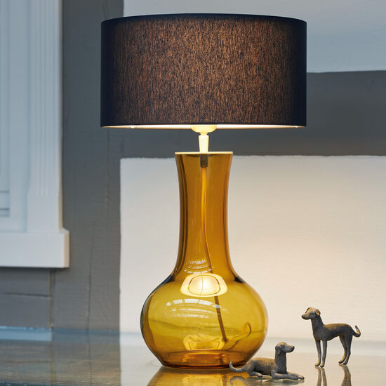 Esbjerg Table Lamp small Amber with light source