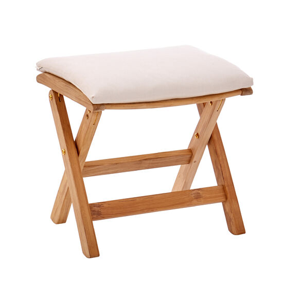 Classic Footstool, Teak