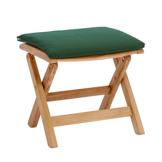 Classic Footstool, Teak