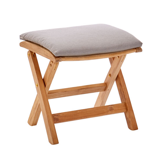 Classic Footstool, Teak