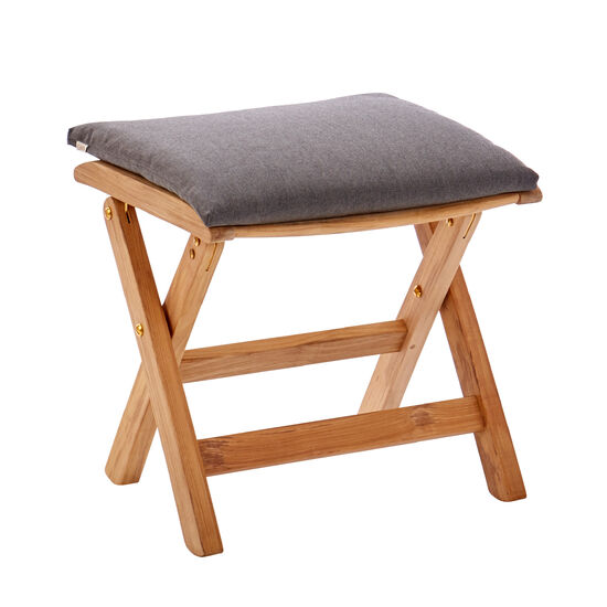 Classic Footstool, Teak