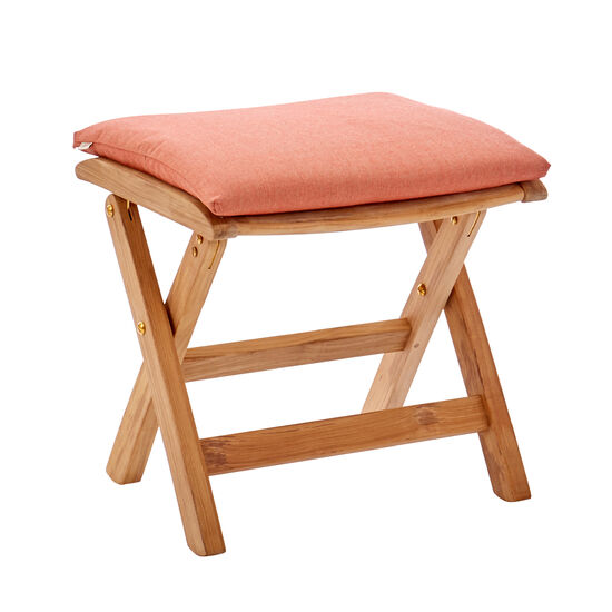 Classic Footstool, Teak