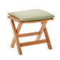 Classic Footstool, Teak