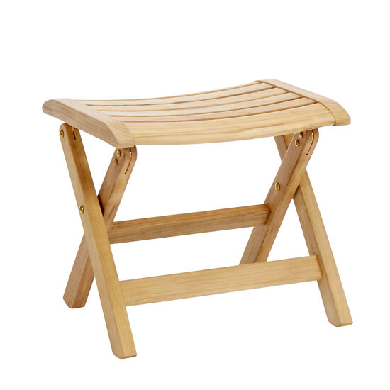 Classic Footstool, Teak