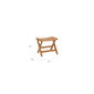Classic Footstool, Teak