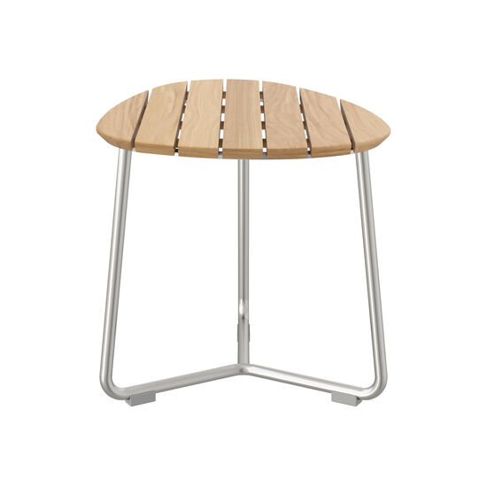 Amari Side Table with teak top
