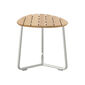 Amari Side Table with teak top