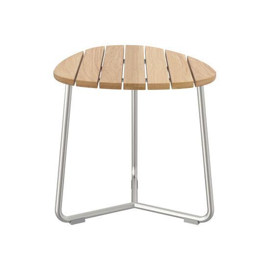 Amari Side Table with teak top