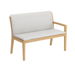 Cushion Valencia Seat Element 120 in the design "Crystal/seams Grey"