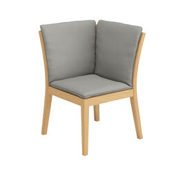 Cushion Valencia Seat Element Corner in the design "Stone/seams Taupe"