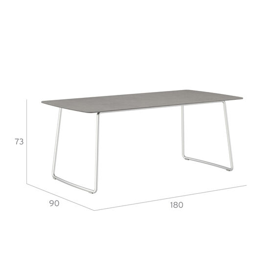 Amari Table 180 x 90 with HPL top Shade