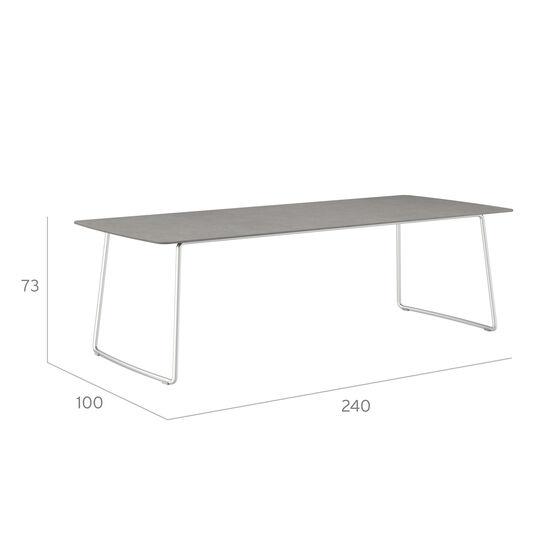 Amari Table 240 x 100 with HPL top Shade