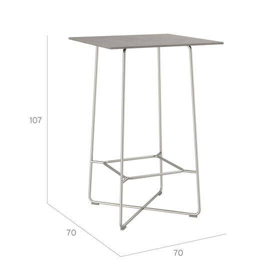 Bar Table 70 x 70 with HPL top Shade
