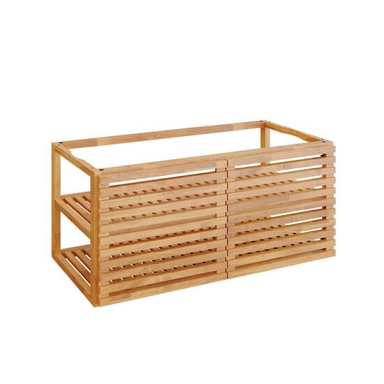 LYON door inserts with teak slats