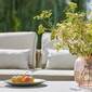 Loreto Three-Seater incl. cushions in the design Sinfonia Gris