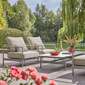 Loreto Three-Seater incl. cushions in the design Sinfonia Gris